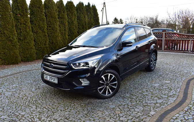 Ford Kuga cena 73500 przebieg: 118357, rok produkcji 2018 z Stoczek Łukowski małe 781